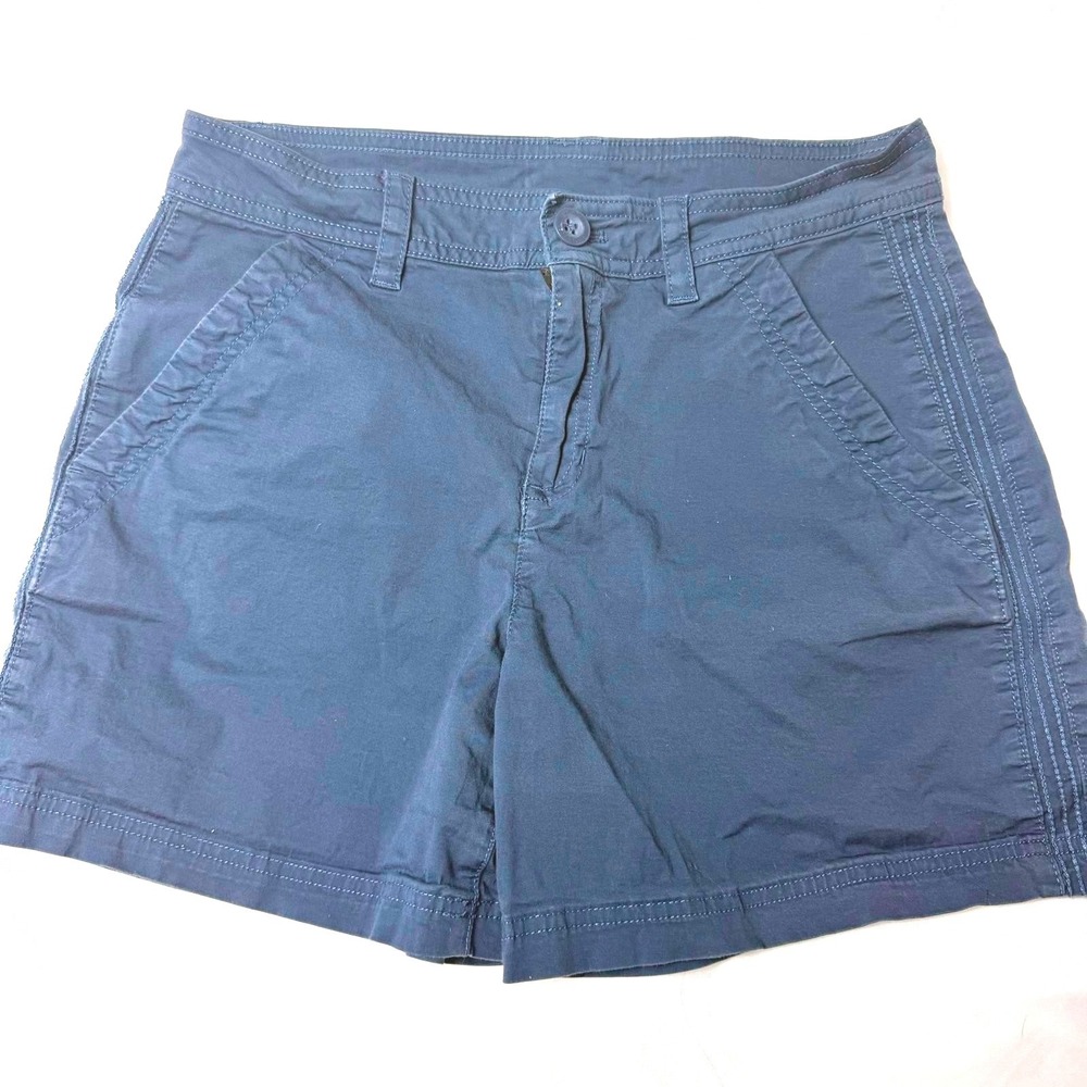 Eddie Bauer Women's Shorts Size 6 Blue Regular Casual Twill